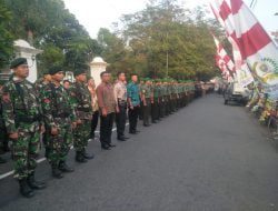 KODIM 0610 Kerahkan 1 SSK Dalam Pegamanan Pelantikan Anggota DPRD Sumedang