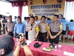 Satreskrim Polres Sumedang Bekuk Belasan Tersangka Dalam Operasi Lilin Lodaya 2019