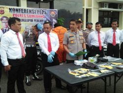 Amankan Lima Tersangka Curat dan Curas, Polisi Terpaksa Lumpuhkan Satu Tersangka Lainnya dengan Timah Panas