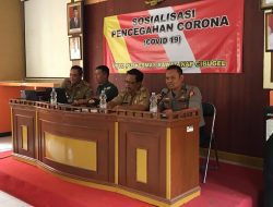 Polres Sumedang Gencar Sosialisasikan Pencegahan Virus Corona
