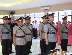 Polres Sumedang Lakukan Sertijab Terhadap Delapan Personil Polri