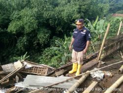 Empat Bangunan Ambruk Akibat Pergeseran Tanah di Jatinangor