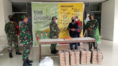 Dukung Tenaga Medis, Kodam III Siliwangi Salurkan Bantuan Logistik