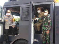 Cegah Covid-19, TNI, Polri dan Pemkab Lakukan Penyemprotan Disinfektan Serentak