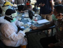 170 Personil Polri Dilakukan Rapid Test dan Hasilnya Negatif