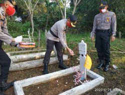 Rangkaian Hari Bhayangkara, Polres Sumedang Gelar Ziarah ke Makam Pahlawan