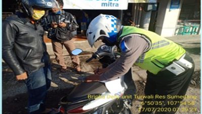 Puluhan Pengendara di Cimanggung Ditilang Polisi, Karyawan Swasta Paling Banyak