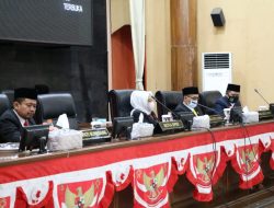 DPRD Sumedang Gelar Rapur Dengar Pidato Kenegaraan HUT ke 75 RI