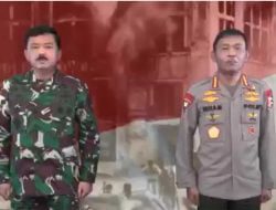 Kapolri dan Panglima TNI Mengucapkan Dirgahayu RI ke-75