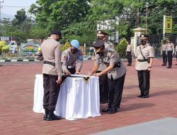 Kapolres Pimpin Sertijab di Jajaran Polres Sumedang