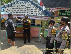 Polsek Cimanggung Lakukan KRYD di Objek Wisata Curug Sindulang