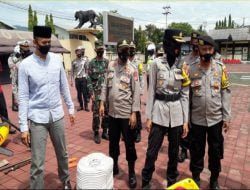 Polres Sumedang Gelar Apel Gabungan Simulasi Kontijensi Bencana Alam