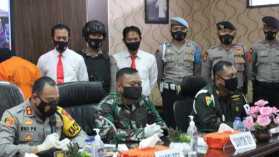 Polres Sumedang Ungkap Kasus Tindak Pidana Pengeroyokan Terhadap Anggota TNI