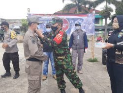 Peringati Hari Juang, Koramil Tanjungsari Laksanakan Penyemprotan Disinfektan