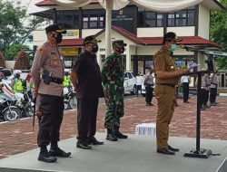Sambut Pilkades Serentak, Polres Sumedang Gelar Pasukan