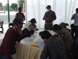 Hari Pertama PSBB Proposional, Ratusan Pelanggar Berhasil Dijaring Petugas di Sumedang