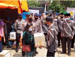 PP POLRI Serahkan Bantuan Bagi Korban Tanah Longsor Cimanggung