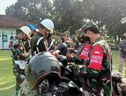 Kendaraan Dinas Kodim 0610 Sumedang di Cek Kelaikannya
