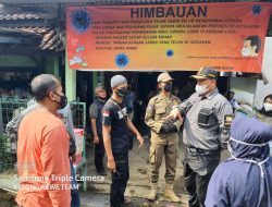 Satpol PP Sumedang Bubarkan Pasar Tumpah di Cipacing Jatinangor