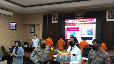 Polres Sumedang Ungkap Kasus Narkotika Jenis Tembakau Gorila