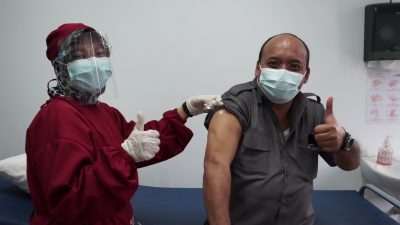 Anggota DPRD Sumedang Antusias Jalani Vaksinasi Dosis Pertama