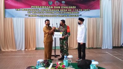 Dukung Program TMMD, BAZNAS Sumedang Berikan Bantuan Stimulan