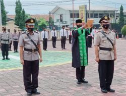 Kapolres Sumedang Pimpin Pelantikan Kapolsek Wado Disertijabkan