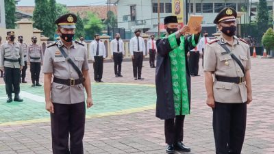 Kapolres Sumedang Pimpin Pelantikan Kapolsek Wado Disertijabkan