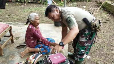 TMMD ke-110, Selain Pembangunan Fisik, Kesehatan Masyarakatpun Jadi Prioritas