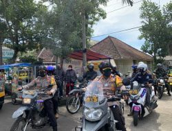 Polres Sumedang, Lakukan Patroli Berskala Besar Untuk Antisipasi Aksi Teror Di Sumedang