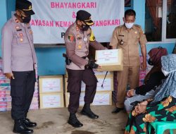 Kapolres Berikan Bantuan Kepada Korban Pergeseran Tanah di Tanjungmedar