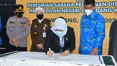 Wabup Ikuti Pencanangan Zona Integritas WBK di Pengadilan Negeri