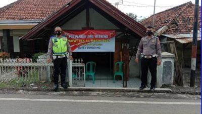 Antisipasi Libur Panjang, Sat Lantas Polres Sumedang Dirikan Pos PAM