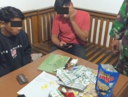 Dua Warga Diduga Bawa Obat Terlarang Diamanakan di Koramil Situraja