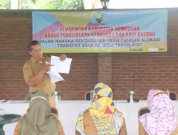 BPKAD Sumedang Sosialisasikan Rekonsiliasi Perhitungan Alokasi Transfer Dana ke Desa Tahun 2021