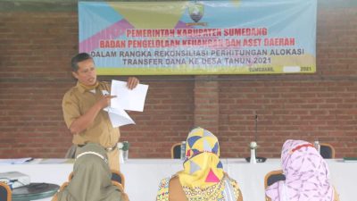 BPKAD Sumedang Sosialisasikan Rekonsiliasi Perhitungan Alokasi Transfer Dana ke Desa Tahun 2021