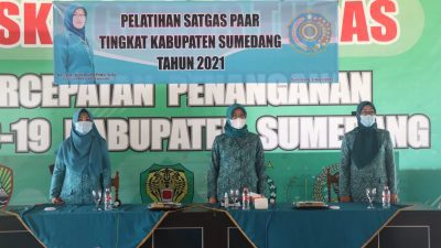 Pelatihan Satgas Pola Asuh Anak dan Remaja Tingkat Kabupaten Sumedang Digelar