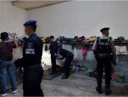 Personil Gabungan Razia Lapas Kelas II B Sumedang