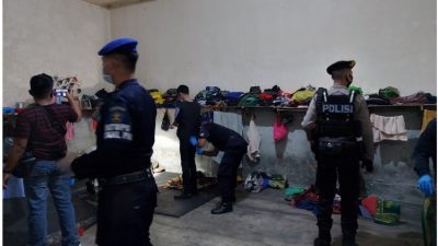 Personil Gabungan Razia Lapas Kelas II B Sumedang