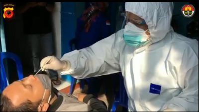 Polres Sumedang Lakukan Pemeriksaan Antigen Pada Buruh