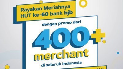 Rayakan HUT ke-60, bank bjb Gelar Promo di Ratusan Merchant