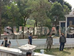 Ini Wajah Baru Gapura Tugu Batas Cibeusi Jatinangor