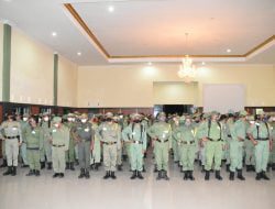 Bupati Buka Jambore Satlinmas di Yonif Raider 301 PKS