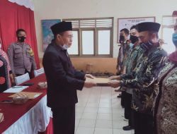 Panitia Pilkades Margamukti Diambil Sumpah dan Janjinya