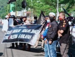 Polres Sumedang Siagakan 149 Personil Kawal Aksi Damai Solidaritas Bela Palestina
