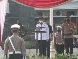 Jelang Idul Fitri, Bupati Pimpin Apel Gelar Pasukan Operasi Ketupat Lodaya 2021
