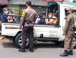 Polsek Ganeas, Gelar Operasi Yustisi Secara Mobile