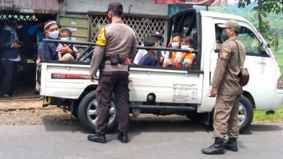 Polsek Ganeas, Gelar Operasi Yustisi Secara Mobile