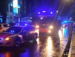 Kasus Covid di Sumedang Terus Meningkat, Polres Gencar Semprot Disinsfektan