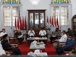 Rakor Forkopimda, Bupati : Waspada dan Siaga Penyebaran Covid-19, Antisipasi Ketersediaan Pangan